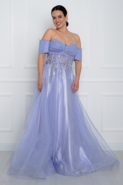 Rochie lunga bleu [2]