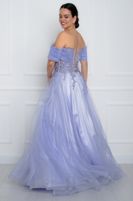 Rochie lunga bleu [3]