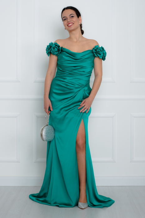 Rochie lunga verde [2]