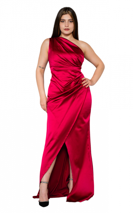 Rochie Jennifer lunga bordo [5]