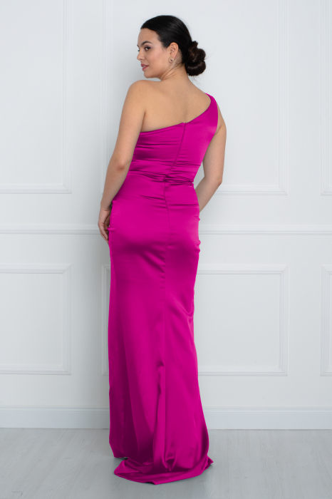 Rochie lunga fucsia [4]
