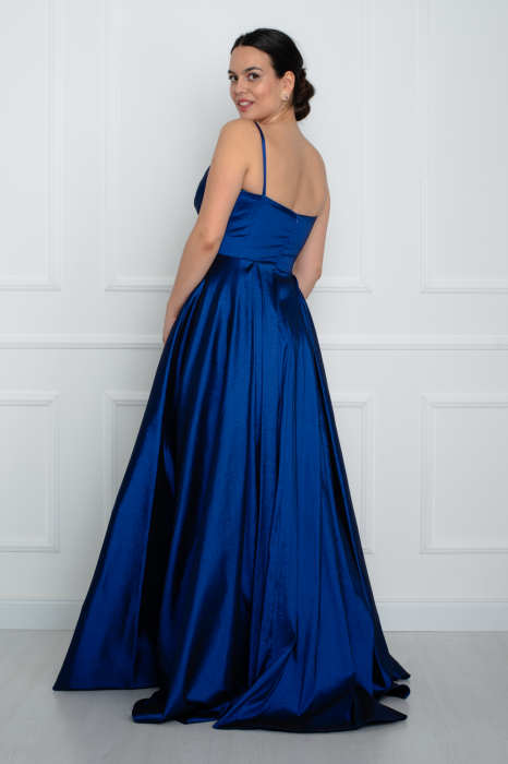 Rochie lunga bleumarin [4]