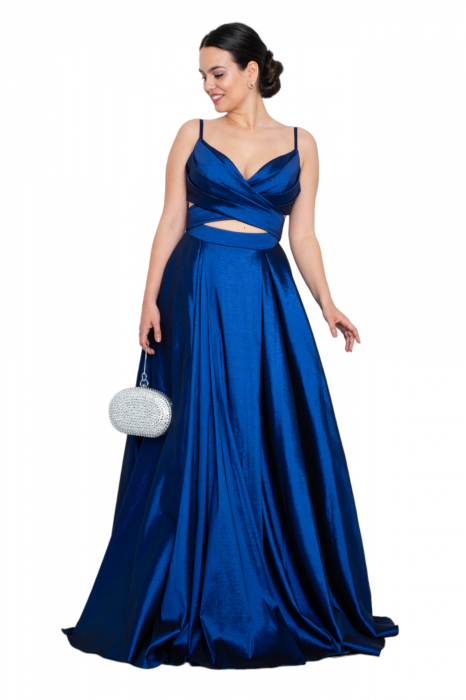 Rochie lunga bleumarin [5]