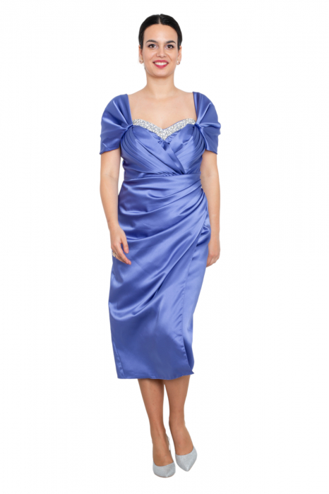 Rochie midi indigo [5]