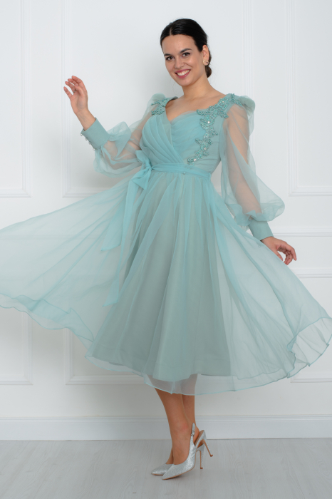 Rochie midi vernil [2]
