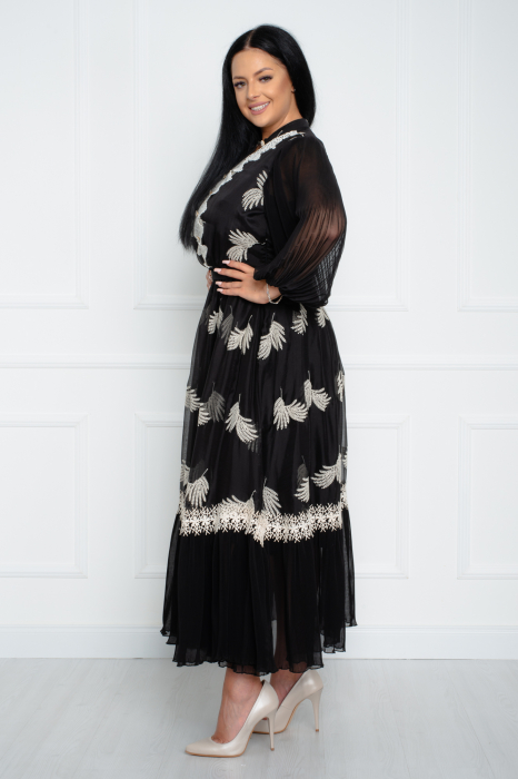 Rochie Laila midi neagra [3]