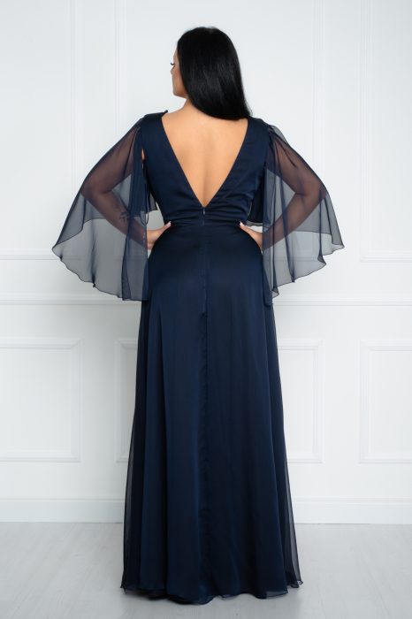 Rochie lunga bleumarin [4]