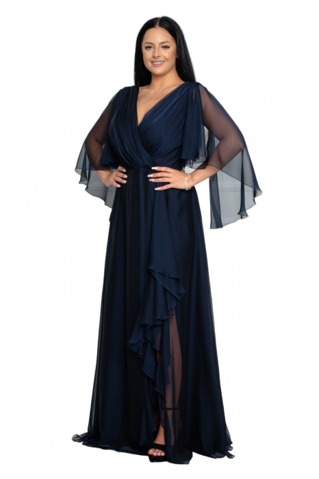 Rochie lunga bleumarin [5]