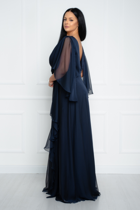 Rochie lunga bleumarin [2]