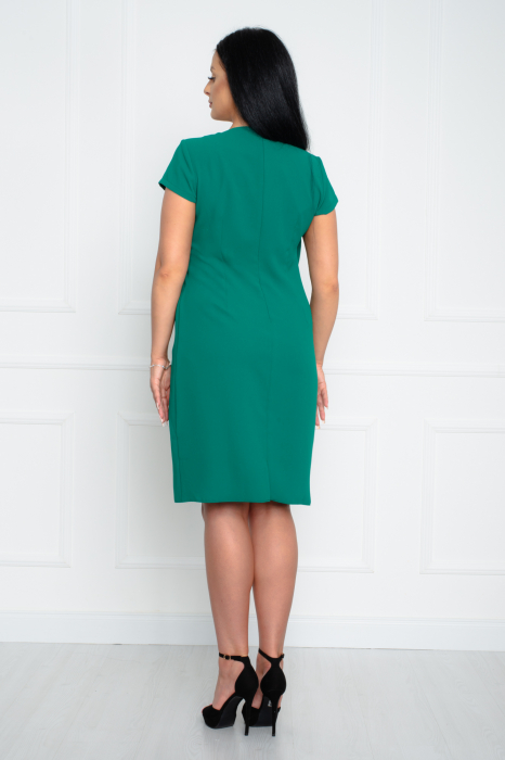 Rochie midi verde [4]