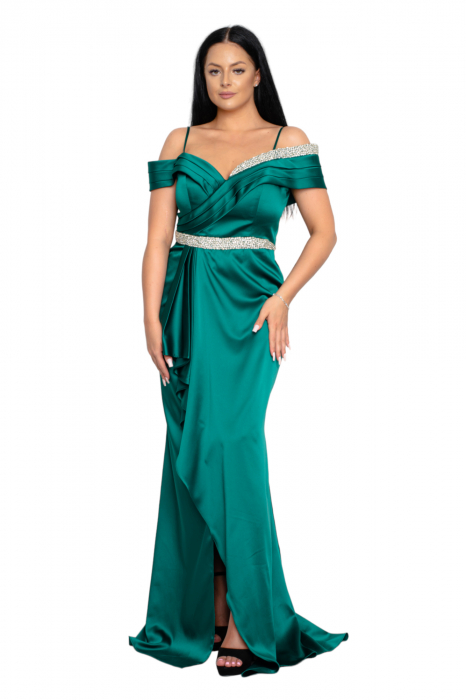 Rochie lunga verde [5]