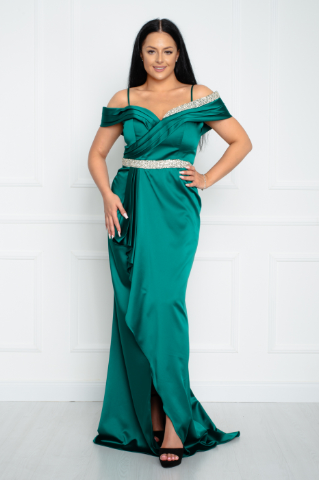 Rochie lunga verde [2]