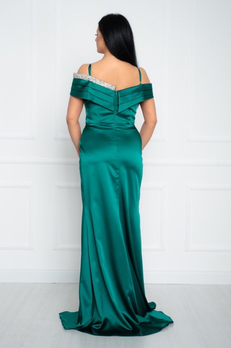 Rochie lunga verde [4]