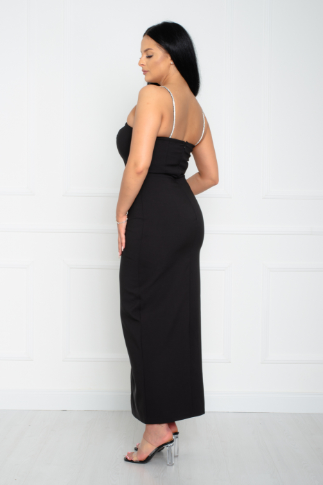 Rochie maxi neagra [4]