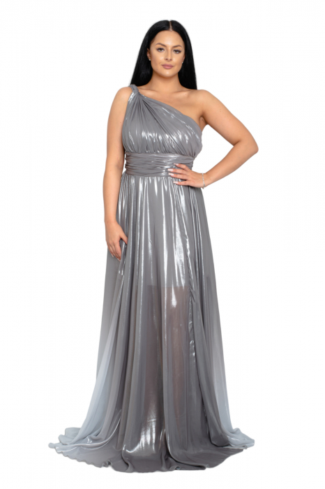 Rochie lunga argintie [5]