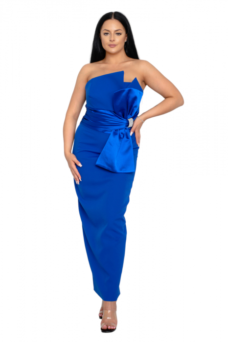 Rochie maxi albastra [5]