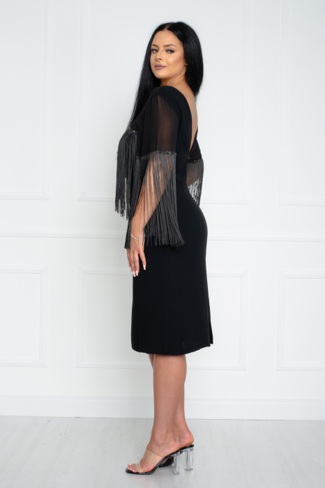 Rochie Nadia midi neagra [4]