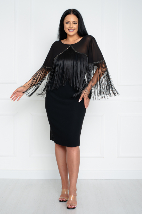 Rochie Nadia midi neagra [3]