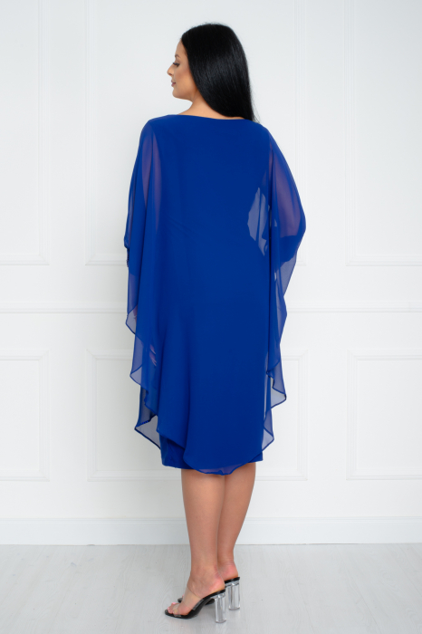 Rochie Naomi midi albastra [4]