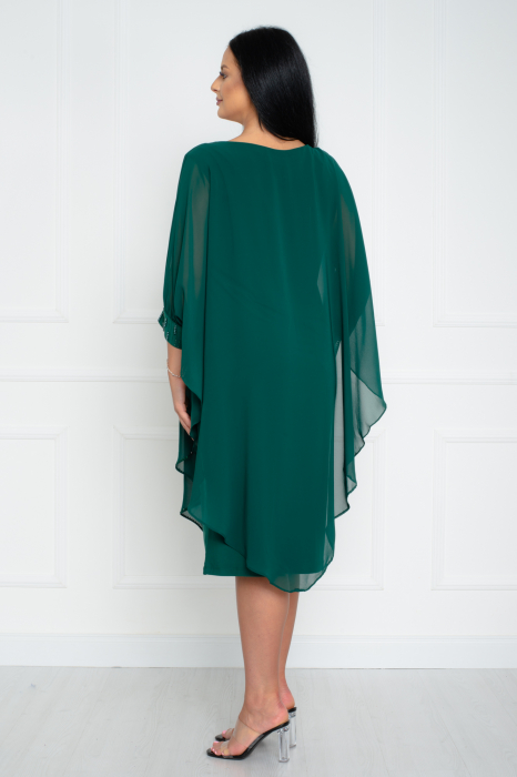 Rochie Naomi midi verde [4]