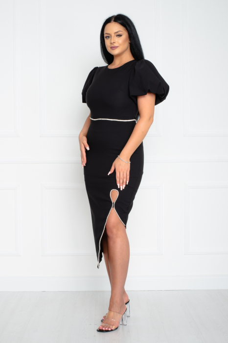 Rochie Nina midi neagra [2]
