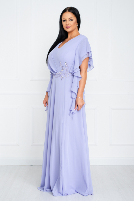 Rochie Sara lunga lavanda [3]