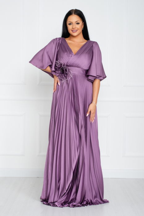 Rochie Sarah lunga lavanda [3]