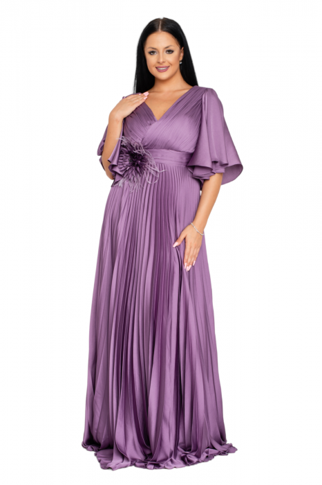 Rochie Sarah lunga lavanda [5]