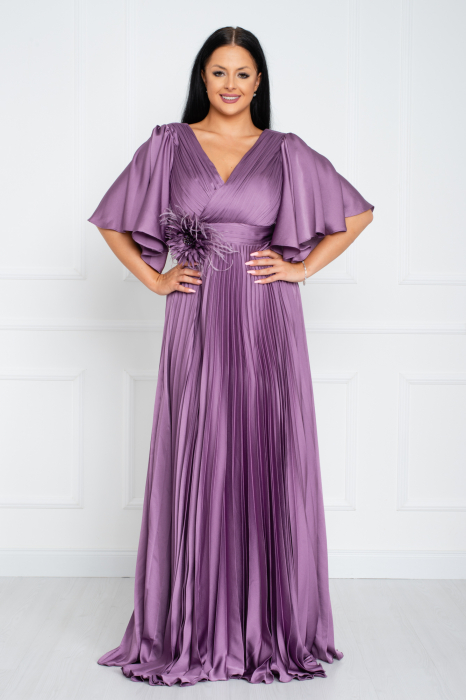 Rochie Sarah lunga lavanda [2]