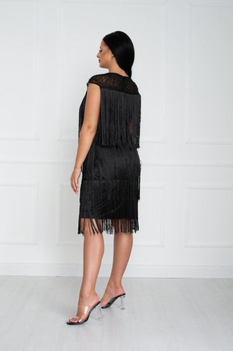 Rochie Shreya midi neagra [4]