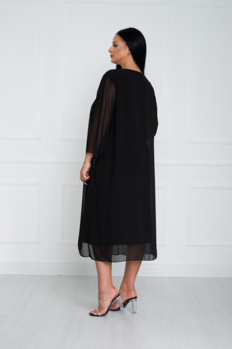 Rochie Sophia midi neagra [4]