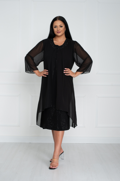 Rochie Sophia midi neagra [3]