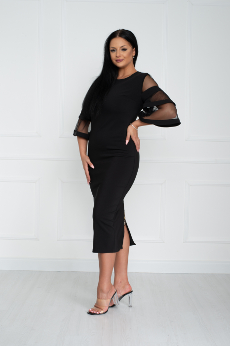 Rochie Stella midi neagra [2]