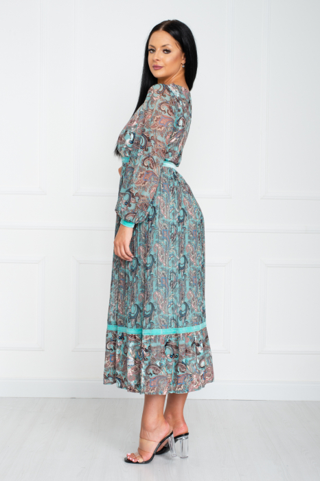 Rochie Zoey midi menta [4]