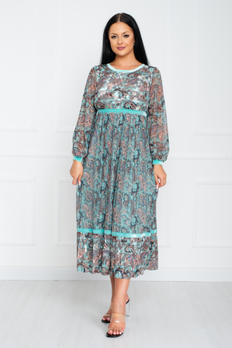 Rochie Zoey midi menta [2]