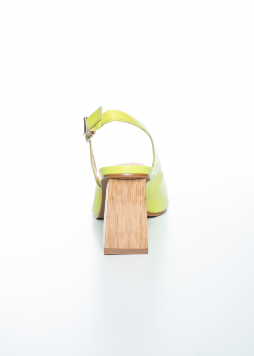 Sabot de piele naturala Epica 2576 verde [4]