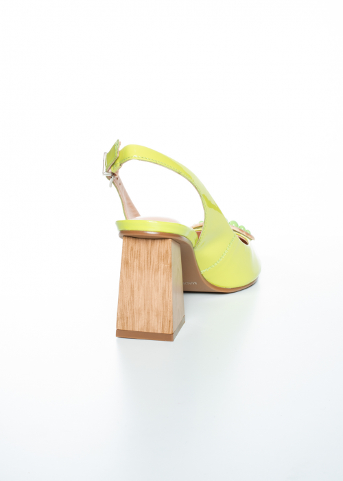Sabot de piele naturala Epica 2576 verde [5]