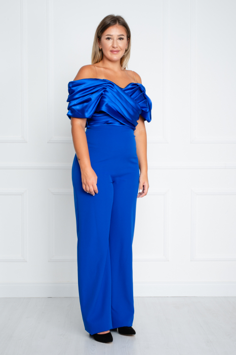 Salopeta Addie lunga albastra [2]