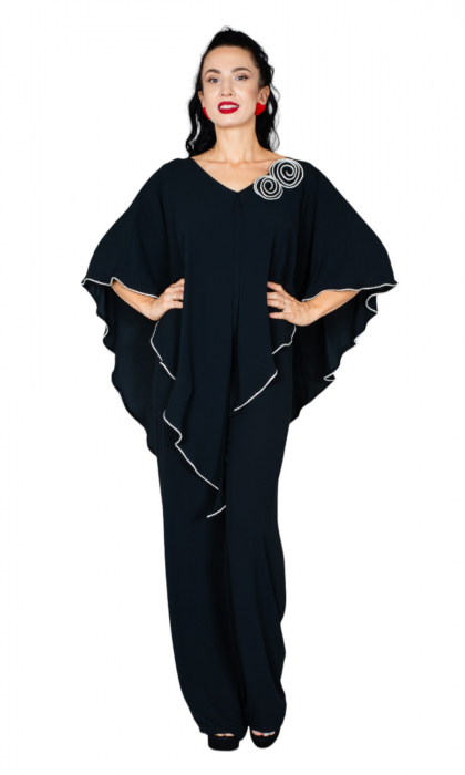 Salopeta Charity lunga neagra [5]