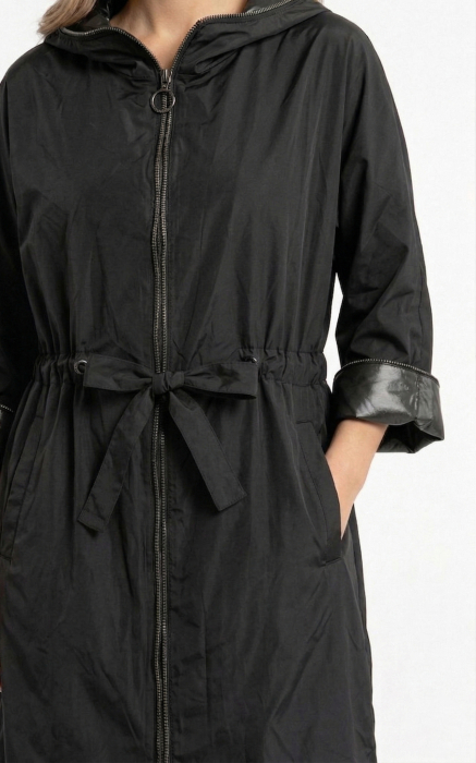 Trenci Gwynevere midi negru [3]
