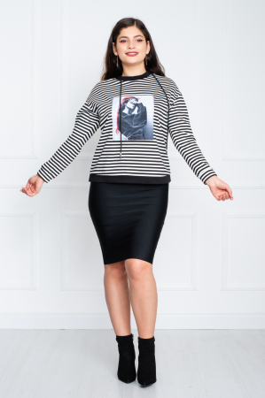 Bluza Avila alb-negru [1]