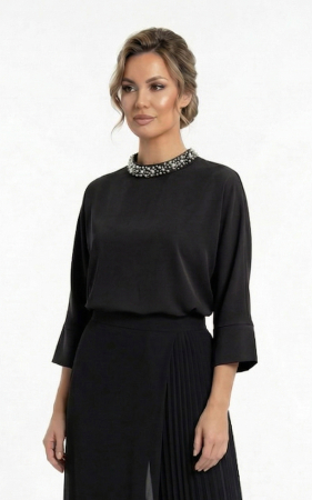 Femei - Bluza Gianina neagra