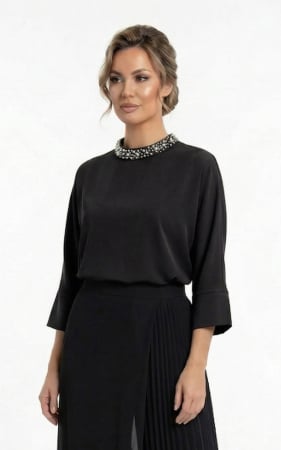 Bluze de dama - Bluza Gianina neagra