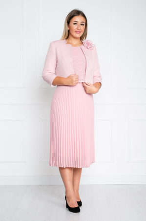 Compleu Aiyana midi roz [1]