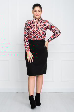 Fusta Berkeley midi neagra [1]