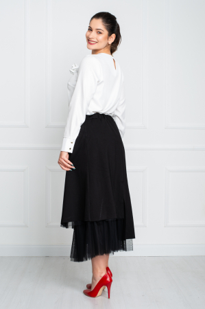 Fusta Beverly midi neagra [3]