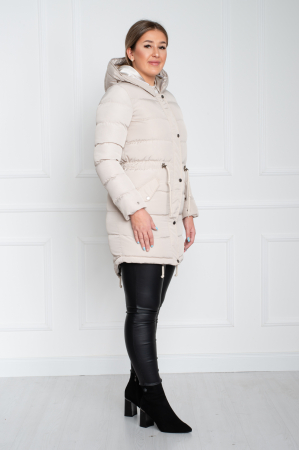 Geaca de blană naturală April gri [4]