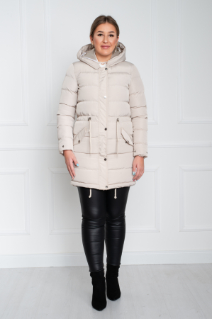 Geaca de blană naturală April gri [3]