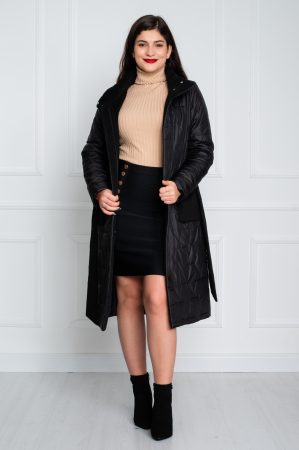 Geaca Ayat midi neagra [3]