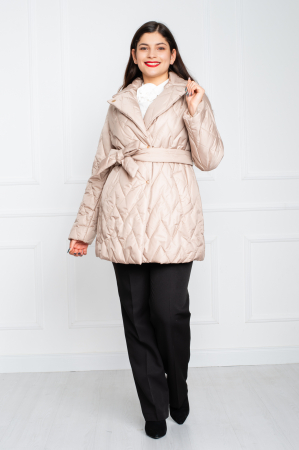 Geaca Brenna scurta bej [0]